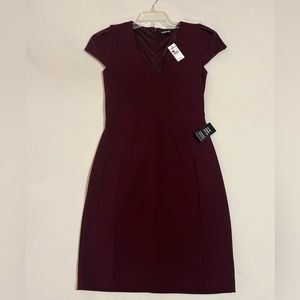 Express tight black mini dress